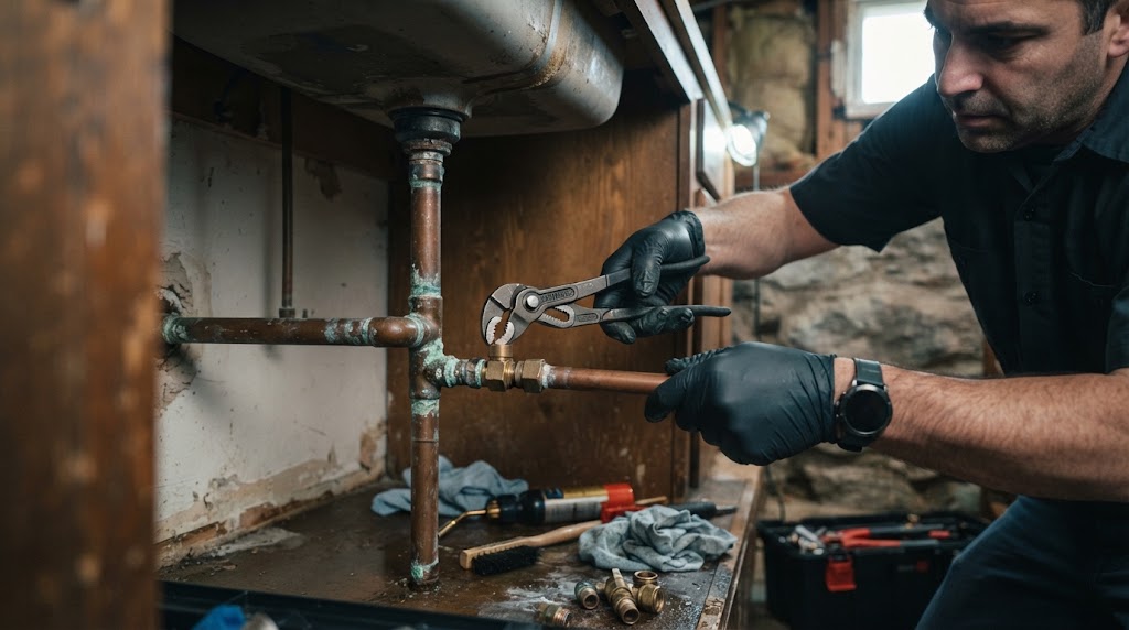 Thermal imaging used for hidden water leak detection in New Brunswick NJ