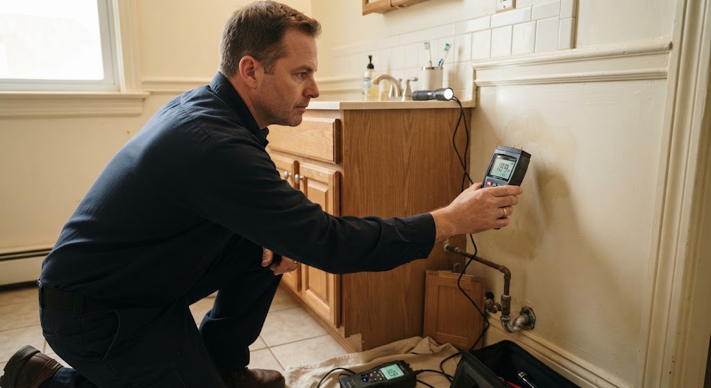 Underground water line leak detection New Brunswick NJ